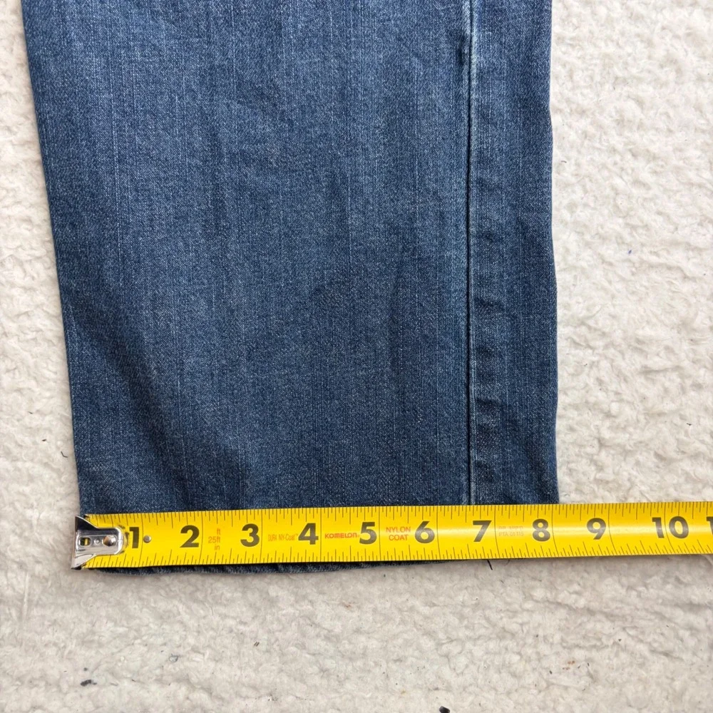Levis 527 Low Rise Bootcut Jeans Mens 30x34 (33) Blue Denim western wide leg
